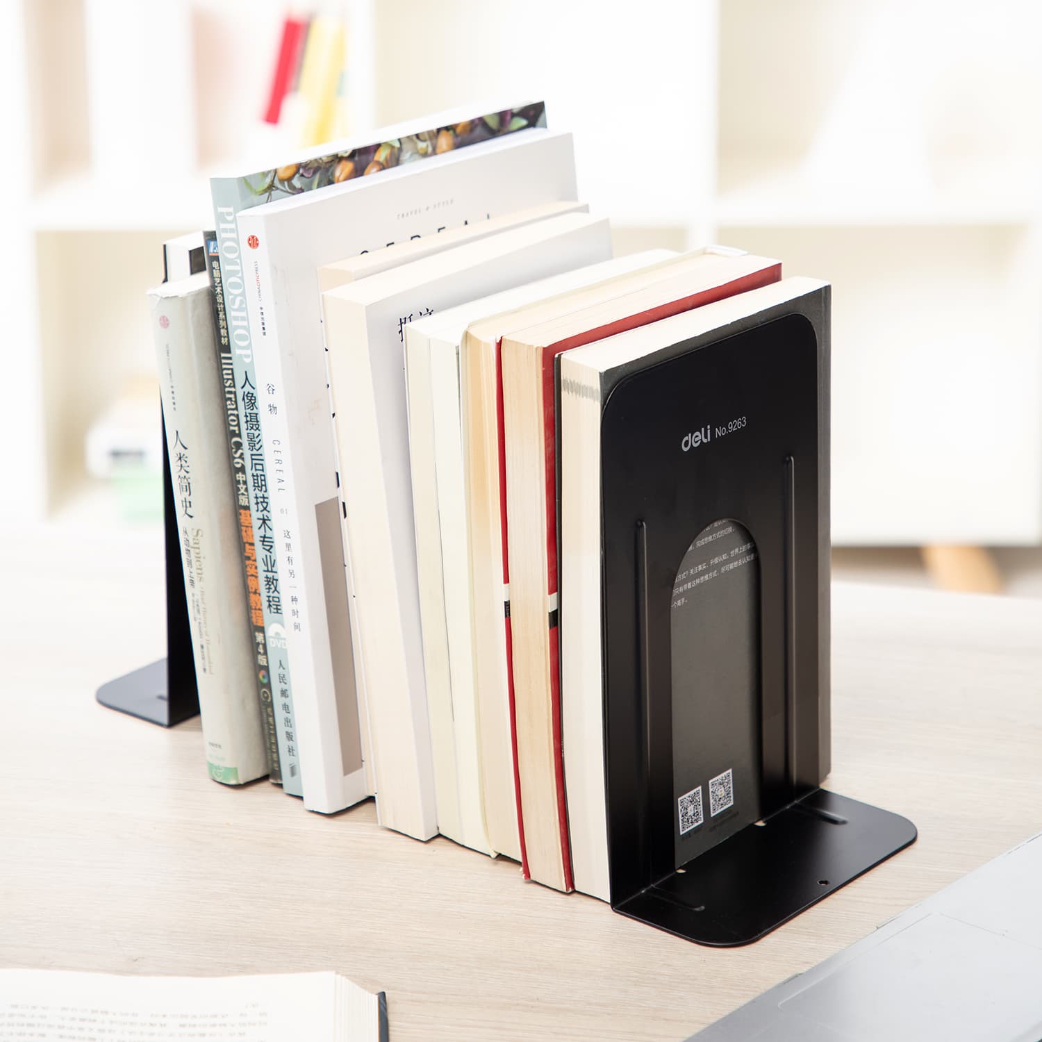 Deli Metal Book End 9" E9263 view 5