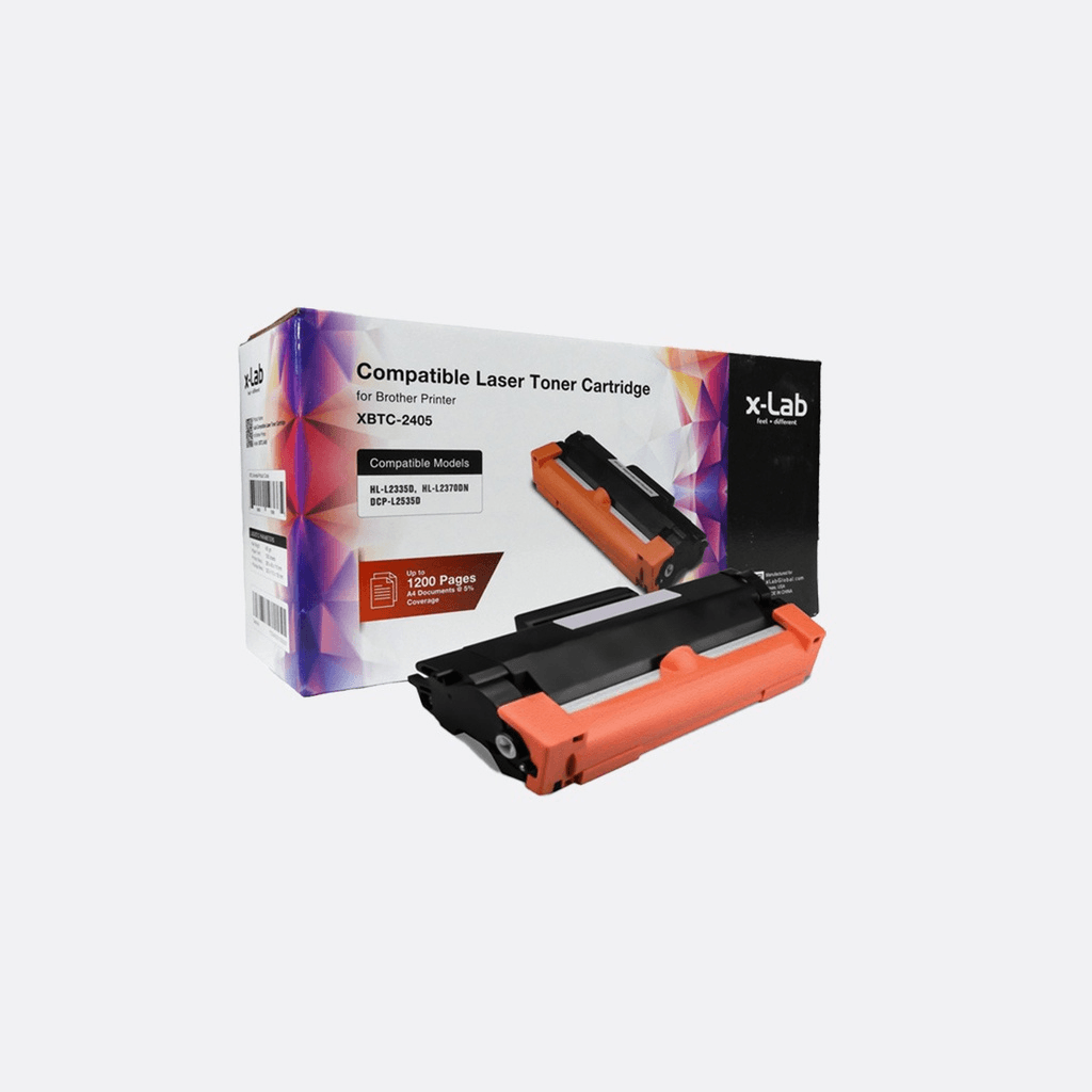 xLab Compatible Laser Toner Cartridge (XBTC-2405) for brother DCP-L2535D,HL-L2370DN,HL-2335D