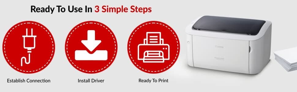 Canon LBP6030W Wireless imageCLASS Monochrome Laser Printer view 8