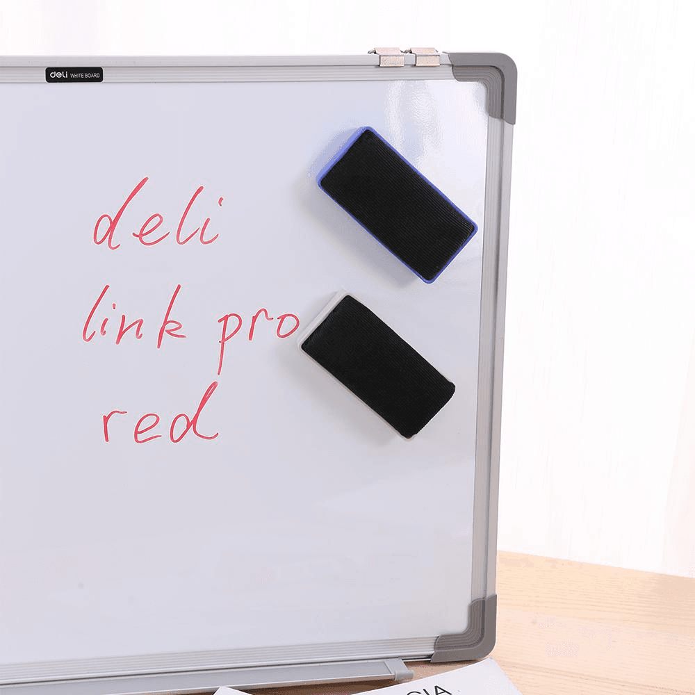 Deli Magnetic Whiteboard Eraser 1T, Easy to Wipe, Comfortable Grip, Perfect for Students and Teachers E7837 — image 3