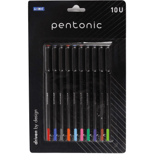 Pentonic Multicolor Ball Pen (Set Of 10 Pcs)